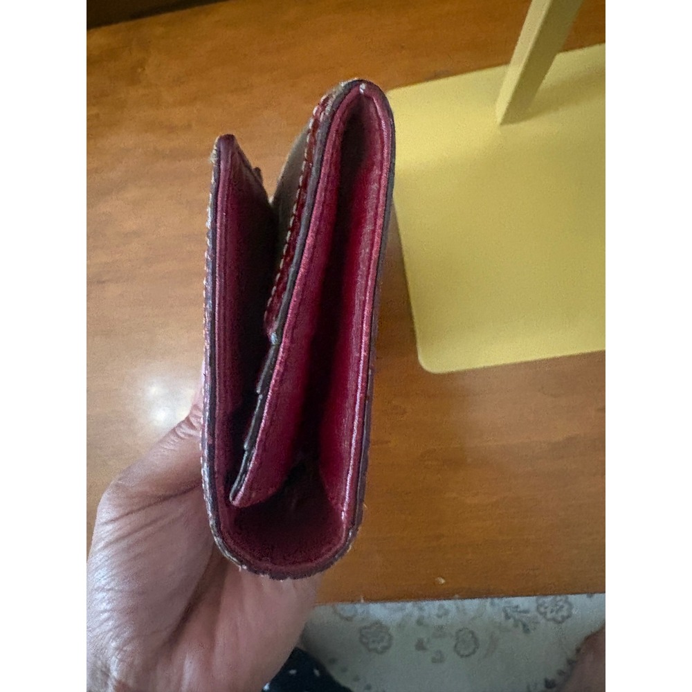 Coach Patchwork Signature Wallet Python Trim Burg… - image 8